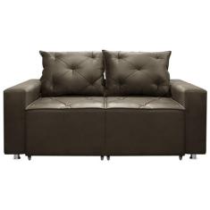 Sofá 2 lugares Retrátil e Reclinável Bariloche 1.80cm C/ Molas - Suede