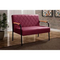 Namoradeira Cadeira Decorativa Sala, Recepção, Escritório Ludmilla - B