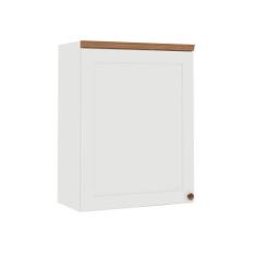 Armário Aéreo 60cm Para Cozinha 1 Porta e 1 Prateleira MDF - GenialFle