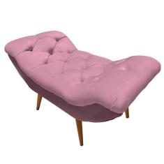 Recamier Calçadeira 1 M Sofá Quarto Estofado Decorativo Realeza - Manc