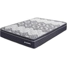 Colchão Queen Molas Ensacadas Com Pillow De Tecnologia Tridimensional Relax BF Colchões 158x198x21cm