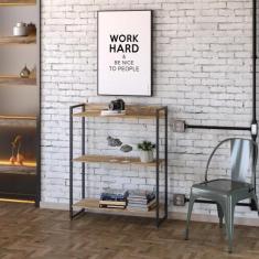 Estante Multiuso 03 Prateleiras 104x80cm Dynamica - Compace Decor, Car