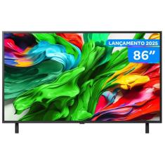 Smart TV 86" LG 4K QNED MiniLED 86QNED85ASG webOS 25 α8 AI Processor 4K Gen2 Alexa 4 HDMI 2 USB