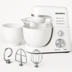 Batedeira Planetária Mondial Bp-03W-2B 12 Vel 700W Branca, 220V