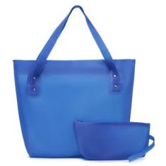 Bolsa Sacola De Praia Piscina Impermeável Com Necessaire-Feminino