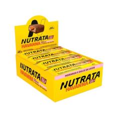 Whey Grego Bar Doce Leite Havanna Cx 12Un Nutrata- Original, Morango e