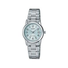 Casio LTP-V002D Relógio Feminino Pequeno Casual Resistência Água 3ATM 
