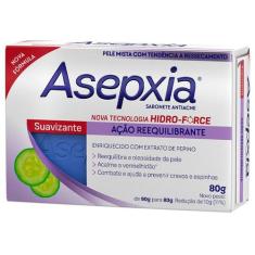 Sabonete Asepxia Suavizante Ação Reequilibrante 80g, 80g