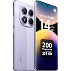 Smartphone Xiaomi Redmi Note 14 Pro 5G Lavender Purple (Roxo) 8GB RAM 256GB ROM NFC (24090RA29G)