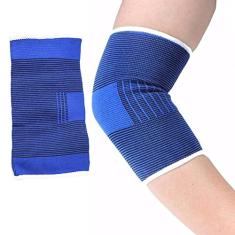Cotoveleira Poliéster Azul Único