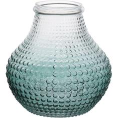 ORIGAN VASO 19x18x18cm VIDRO VERDE