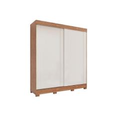 Guarda Roupas 2 Portas De Correr E 3 Gavetas C- Pés Ilhéus Cinamomo-off White - Panan