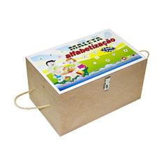 Carlu Brinquedos - Maleta Alfabetização Jogo Educativo, 4+ Anos, Multicolorido, 1108