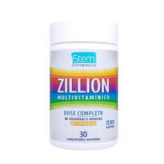 Zillion Multivitamínico (30 Comprimidos) - Stem Pharmaceutical-Unissex