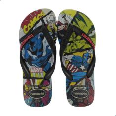 Chinelo Havaianas Top Marvel Classics-Preto