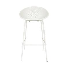 Banqueta Jardim e Varanda Alta 97cm Drops Branca