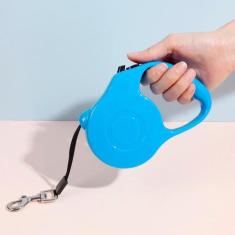 Coleira Guia Retratil Para Cachorro 15kg Passeio 5metros Pet - DESERT 