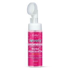 Mousse de Limpeza Sabonete Facial Rosa Mosqueta Hidratante e Regenerad