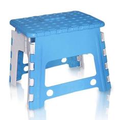 Banco de Plástico Dobrável Infantil Azul - Antares