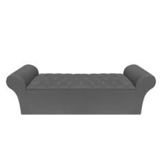 Recamier Baú Calçadeira Quarto Casal 138cm Barcelona - Mance Decor, Co