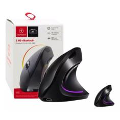 Mouse Vertical S/ Fio (wireless E Bluetooth) 2400dpi Ka-6660 - Kapbom