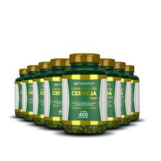 6x levedura de cerveja green hf suplementos 400 comp - HF Suplements