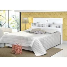 Cabeceira box casal 1,40 florença branco