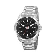 Relógio Prata Masculino Mondaine Casual 32153G0MVNE2