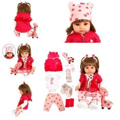 Boneca Reborn 1 Girafinha Com Pelucia Lindo - Cegonha Reborn Dolls