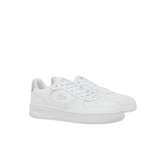 Lacoste Conjunto de tênis masculino L001, Branco/Branco, 42