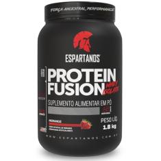 Whey Protein Fusion Isolate Morango 1,8kg - Espartanos