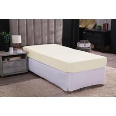 Lençol solteiro avulso 30 de altura com elástico 100% algodão percal 2