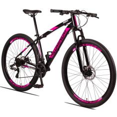 Bicicleta Aro 29 Aluminum Raider 24 Marchas Vel Index Freio a Disco Alumínio MTB-Unissex
