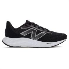 Tênis New Balance Fresh Foam Arish V4 Preto e Prata - Feminino-Feminino
