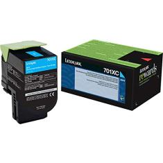 Lexmark Toner 70C1XC0 de alto rendimento, rendimento de 4000 páginas, ciano