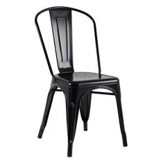 Loft7 Home Decor, Cadeira Iron Tolix - Preto Semi Brilho