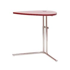 Mesa de centro pequena mesa lateral, mesa de canto para espaços pequenos mesa de destaque ao ar livre pátio mesa de centro para sala de estar quarto varanda escritório, altura ajustável, com pernas de aço inoxidável mesas de canto (Colo