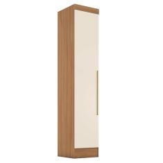 Módulo Guarda-roupa Smart 1 Porta Espresso Móveis Cinamomo/Off White