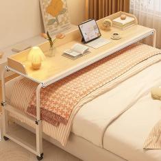 SilteD Sobre a cama, mesa com rodas, mesa sobre a cama, mesa sobre a cama king size, escrivaninha sobre a cama, mesa sobre a cama com rodas, altura ajustável, mesa móvel transversal, adequada para