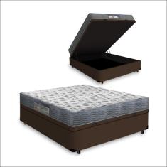 Cama Box Com Baú Viúva + Colchão Ortopédico D33 - Ortobom - I