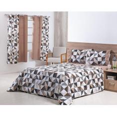 Jogo Lençol 4 Peças Cama Viúva 2,03Mx1,20Mx30Cm 100% Algodão - Thais E