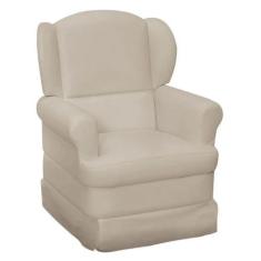 Poltrona de Amamentação Fixa Sabrina Bege - Phoenix Baby, Bege, 30 Kg