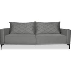 Sofa Living 3 Lugares Nori 200cm Veludo Deluxe 2938 Ezz