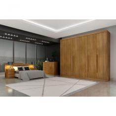Guarda Roupa Casal 6 Portas 8 Gavetas Coimbra-cumaru Móveis Novo Horizonte