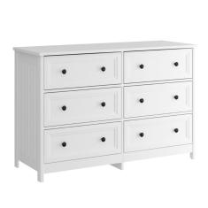 Cômoda 6 Gavetas Dm-217 Branco Ditália