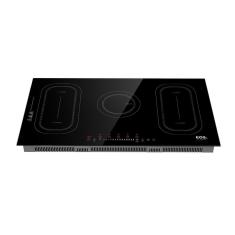 Cooktop de Indução Cinco Bocas eos Freezone Due 9500W Preto ECI05EPF 220V