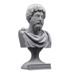 Escultura Estatua Busto Imperador Romano Marco Aurélio