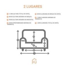 Capa de Sofá MARIA AGARRADINHA 2 e 3 LUGARES Tamanho King Cor 03: Bege