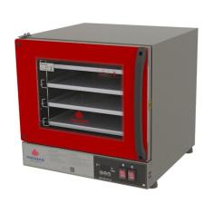 Forno Turbo Elétrico Fast Oven Prp-004 Plus Vermelho - Progas Digital 220v