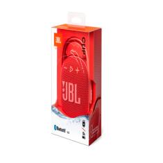 Caixa de Som Portátil Bluetooth JBL com Potência de 5 W Vermelha - JBL CLIP 4